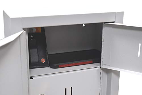Omnimed Wall Mounted Personal Storage Lockers with Expandable Options (16 Compartments)