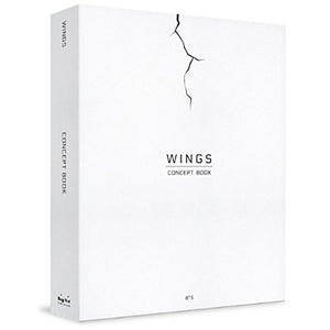 BTS Bangtan Boys - BTS Wings Concept Book+Photo Frame Paper+Lenticular+Extra Photocards Set