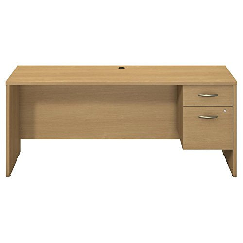 Bush Business Furniture Series C 72W X 24D Credenza Shell with 3/4 Pedestal