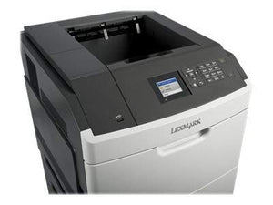 Lexmark MS810N Laser Printer - Monochrome - 1200 x 1200 dpi Print - Plain Paper Print - Desktop - 55 ppm Mono Print - 650 sheets Input - LCD - Gigabit Ethernet - USB - 40G0100 (Certified Refurbished)