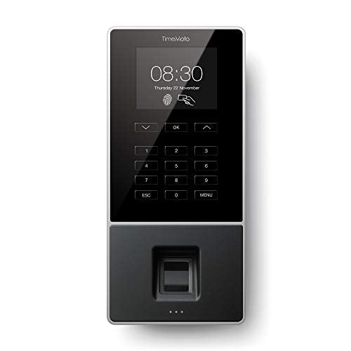 TimeMoto TM-626 - Time clock with fingerprint and RFID reader for up to 200 users - Including employee management software
