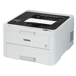 Brother HL-L3230CDWA Compact Digital Color Laser Printer with Wireless and Auto Duplex Printing for Home Office - Print Only - 25 ppm, 2400 x 600 dpi, 8.3 x 13, 250 Sheet, Ethernet, Printer Cable