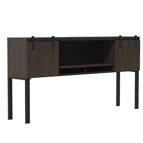 Safco Mirella 72" Hutch with Sliding Wood Doors
