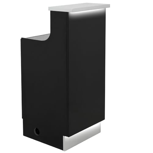 Dir LED Illuminated Curved Reception Desk