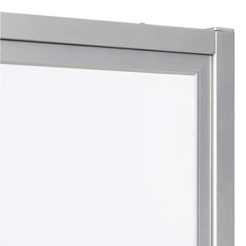 Learniture Double-Sided Mobile Magnetic Marker Board, 4' W x 3' H, White, LNT-RCE-3048-PK-SO