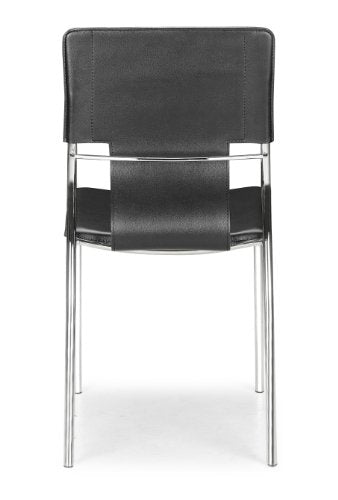 Zuo Trafico Dining Chair (Set of 4), Black