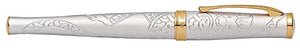 Cross Year of The Monkey Brushed Platinum and 23KT Gold Plate Rollerball Pen (AT0315-21)