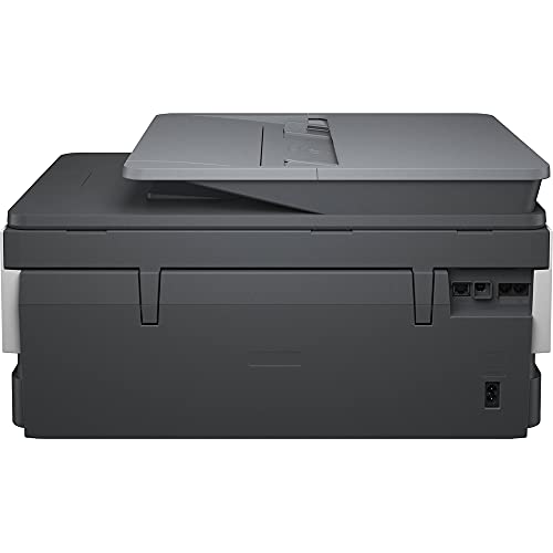 HP OfficeJet Pro 8025e All-in-One Wireless Smart Color Printer 1K7K3A Print, Scan, Copy, Fax, Mobile Functions, 6mths Instant Ink with HP+ Bundle with DGE Cable + Small Business Productivity Software