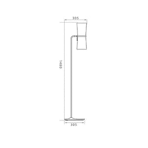 EESHHA Rattan Teahouse Standing Floor Lamp LED E27 (D)