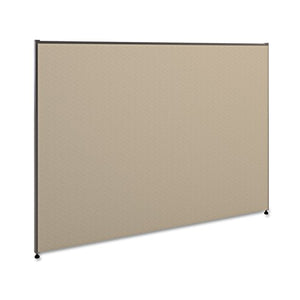 HON Verse Panel , 42"H x 60"W , Light Gray Finish , Gray Fabric