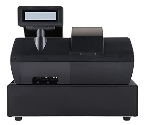 HK Systems HK-7200 Electronic Cash Register, 160 Keys Flat Keyboard, with Receipt and Journal Printers Commercial Machine Grade Electronic Thermal Receipt Printer Retail Business (HK-7200)