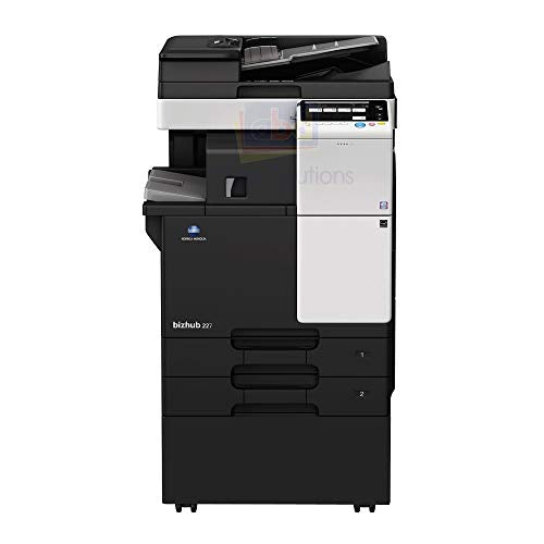 Konica Minolta Bizhub 227 A3 Monochrome Laser Multi-Function Copier - 22ppm, Copy, Print, Scan, Auto Duplex, Network, 1800 x 600 DPI, 2 Trays, Stand