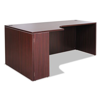 Alera Valencia Series Corner Credenza Shell, Left, Mahogany, 72w x 36d x 29-1/2h VA25L7236MY / ALEVA25L7236MY