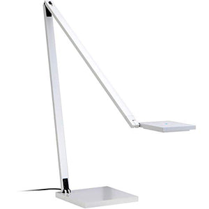 Desk Lamps 1 Light Bulb Fixture with Gloss White Tone Finished LED 15" 6 Watts