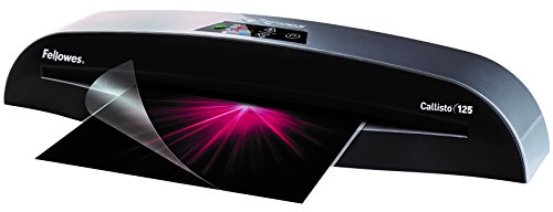 Fellowes Laminator Callisto 125, 12.5 Inch Laminating Machine, with Laminating Pouches Kit (5729101)