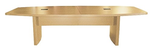 Mayline 12' Boat Conference Table Overall Dimensions: 144"W X 48"D X 291/2"H 1 5/8" Thick Work Surface - Gray Steel