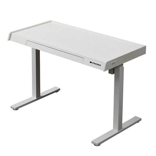 SanzIa Electric Standing Desk - Height Adjustable Computer Workstation with Drawer, Memory Presets, USB
