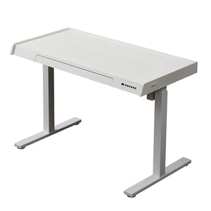 SanzIa Electric Standing Desk with Height Adjustment, Drawer, Memory Presets, USB - 30-47" Sit Stand Computer Workstation