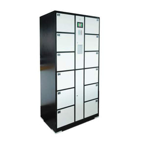 FixtureDisplays Metal Storage Locker with Digital Smart Access Lock - 18349-NPF