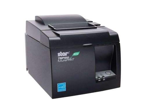 Star Micronics Thermal Printer TSP143IIIBi2 GY US Gray Bluetooth Printer