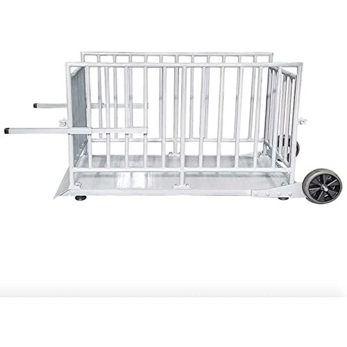 Liberty Scales LS-930-5’x30 Cage System Portable Livestock Animal Weighing Scale | 2000 lb x 0.5 lb