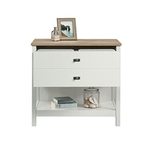 Sauder Cottage Road Lateral File Cabinet, Soft White Finish, 32.44" x 21.81" x 29.76