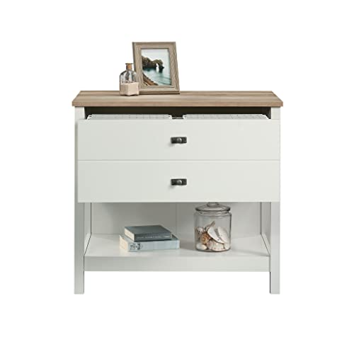 Sauder Cottage Road Lateral File Cabinet, Soft White Finish, 32.44" x 21.81" x 29.76