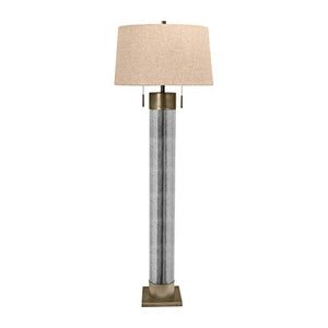 Lamp Works 290 Mercury Glass Floor Lamp with Bronze Accents
