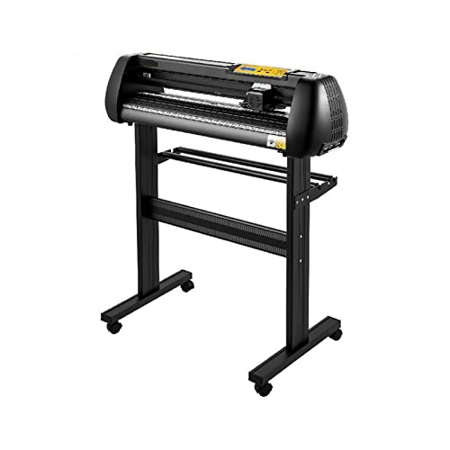 28-Inch Vinyl Cutter Plotter 630mm Cutting Width Sign Printer Machine with Stand and LCD Display