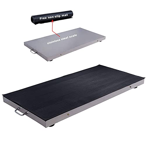 PEC Livestock Animal Scale/Farm Animal Scales for Weighing Small to Medium Sized Animals, Lamb, Goat, Sheep, Pigs, hogs, Donkey, Calf, Digital Indicator Included, Capacity 700lbs (42"x 20")