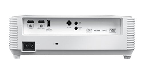 Optoma HD27e 1080p Home Theater Projector with 3,400 Lumens, Ideal for Indoor or Outdoor Movies, Sports and Gaming