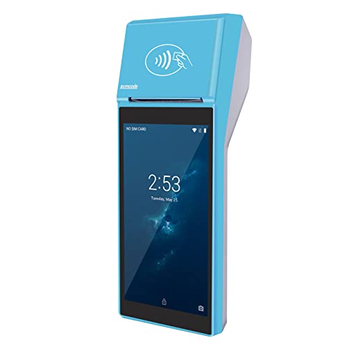 POS PDA Receipt Printer 58mm Thermal Printer with Android 8.1 OS 5.5" Touch Screen.Scan 1D/2D/QR barcodes. Support 3G.Bluethooth. Wi-Fi .NFC.