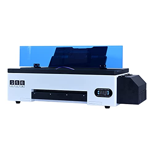 L1800 DTF Transfer Printer with Roll Feeder,Direct to Film Print-preheating A3 DTF Printer for Dark and Light Clothing VS DTG Printer (A3 DTF Printer) (Printer + Oven)