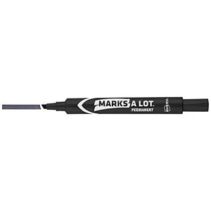 Marks-a-lot Avery Permanent Markers, Desk-Style, Chisel Tip, 36 Black Markers, 12 Boxes (98113)