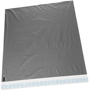 22x28 Jumbo Self-Seal Poly Mailer Bags 2.5 Mil Silver (100 Pack)