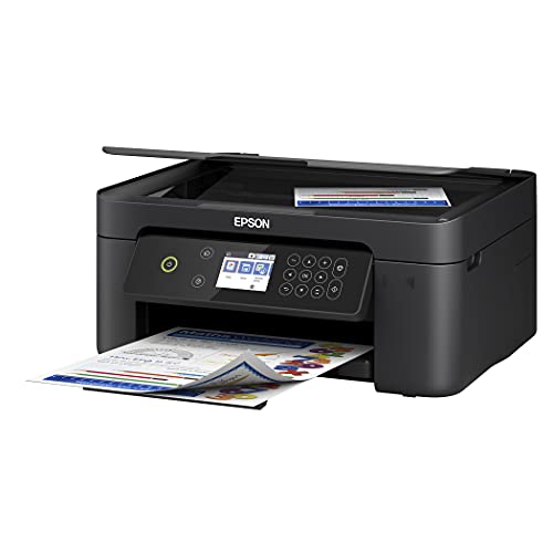 Epson Workforce WF 2000 Series Wireless Color All-in-One Inkjet Printer / 4-in-1 Print Scan Copy Fax/Voice Activated, 5760 x 1440 dpi, Auto 2-Sided Printing, 30-Page ADF