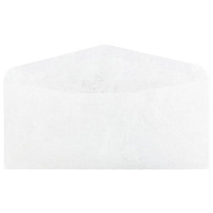 JAM PAPER #10 Business Tyvek Tear-Proof Envelopes - 4 1/8 x 9 1/2 - White - 500/Pack