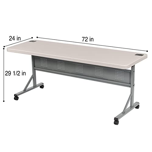 OEF Furnishings 72" Charcoal Training Table