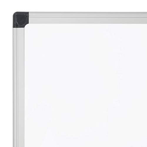 Realspace™ Magnetic Dry-Erase Whiteboard, 48" x 72", Silver Frame