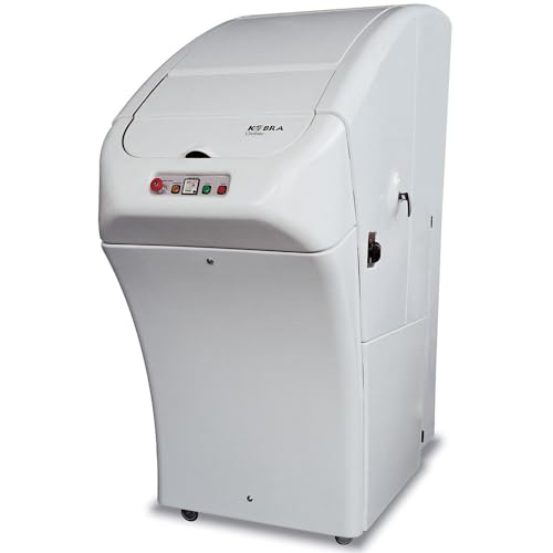 KOBRA Cyclone High Volume Industrial Cross Cut Shredder, Level 4 Security, 100 Gallon Bag Volume