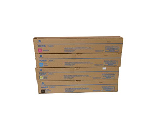 TN324 A8DA130 Genuine Konica Minolta Toner Value Pack, B/C/M/Y