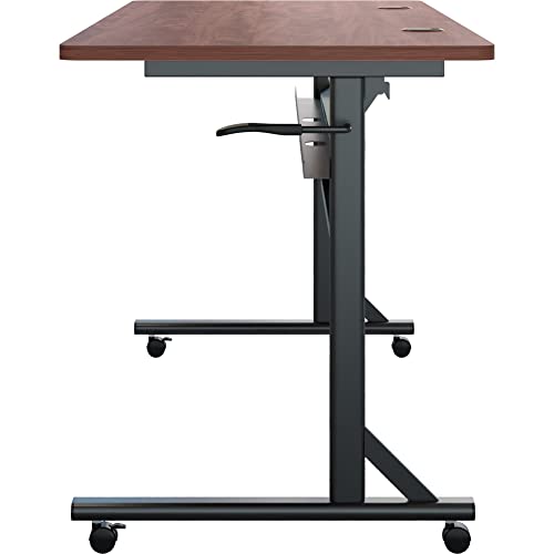 Lorell Shift 2.0 Flip Mobile Nesting Table, Cherry