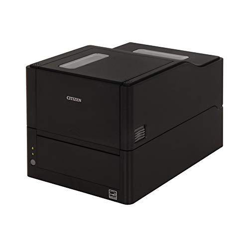 Citizen Thermal Transfer Desktop Label Printer - 300 DPI USB Serial & LAN (Ethernet) Commercial Grade Printer with Width of 1" to 4" (BBRR-CL-E331XUBNNA, Black)