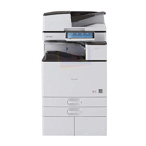Refurbished Ricoh Aficio MP C3504 Tabloid/Ledger-Size Color Laser Multifunction Copier - 35ppm, Copy, Print, Scan, 2 Trays, Stand (Renewed)