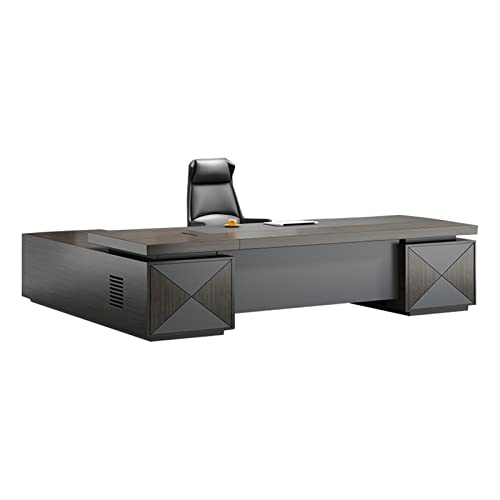 TAPIVA Office Desk Boss Table - Single Person Manager Table & Chair Combination