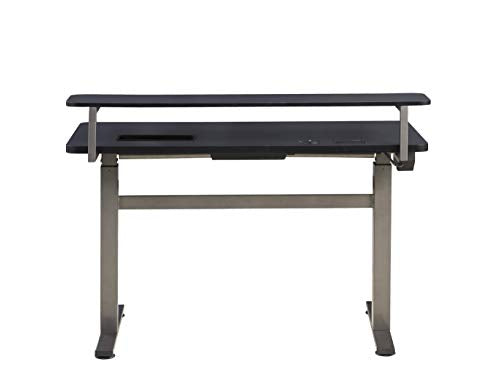 Z-Line Designs ODD0001-848DU Series 1.8 Performance Adjustable Electric Height Working Gaming Desk 48" Grey