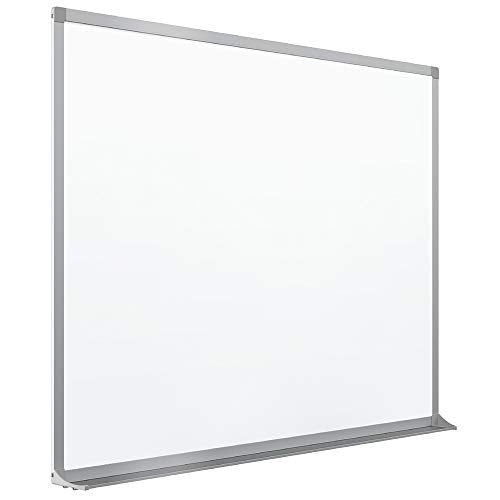 Quartet Magnetic Whiteboard, Porcelain, White Board, Dry Erase Board, 4' x 8', Aluminum Frame (PPA408)