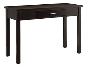 Kings Brand Furniture Wood Home & Office Parsons Desk with Drawer, Espresso