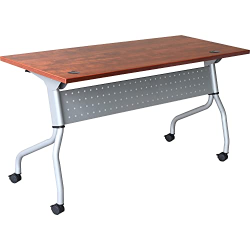 Lorell LLR60721 Cherry Flip Top Training Table