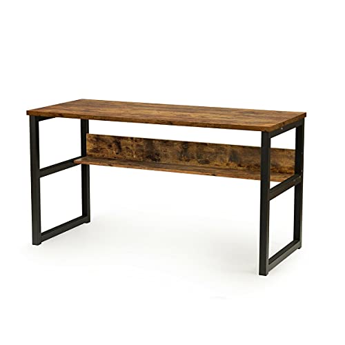 GXK 55 Computer Desk Table Workstation Home Office Student Dorm Laptop Study w/Shelf